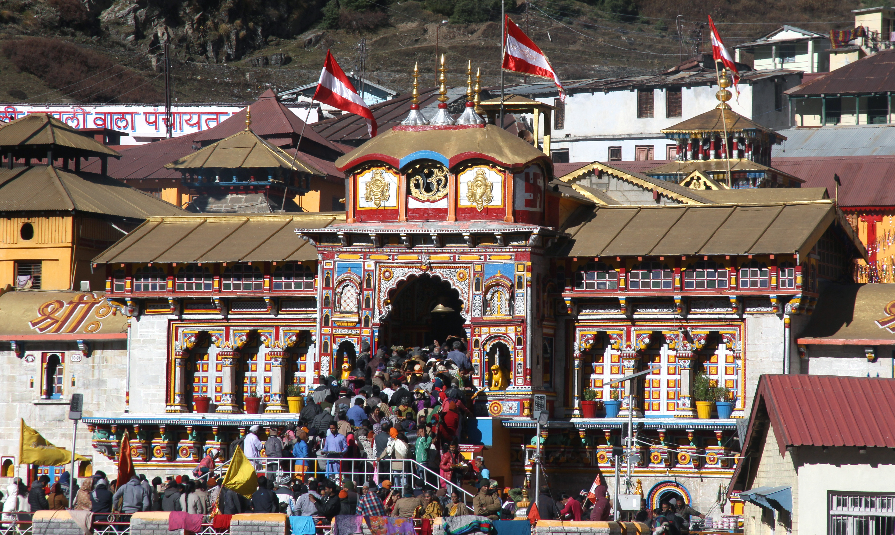 Badrinath temple, Uttarakhand, India