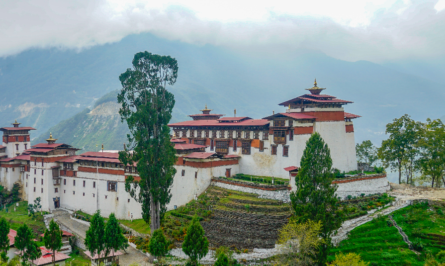 Central Bhutan, the Trongsa Dzong