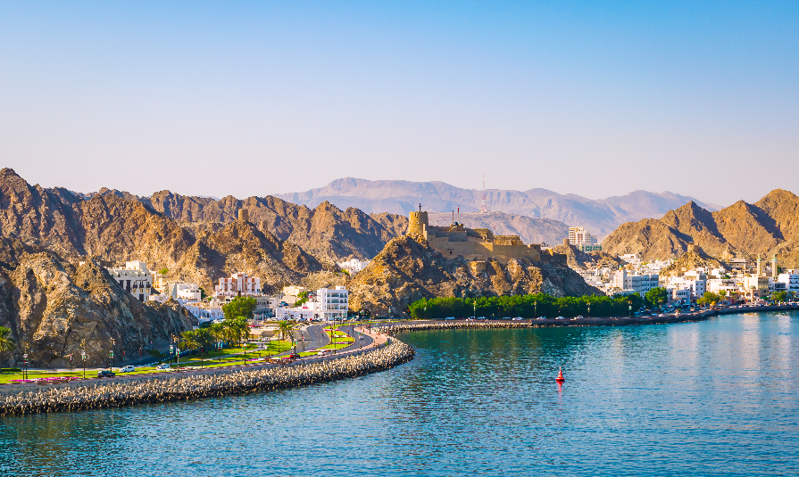 Landscape of Muscat, Oman, Middle East
