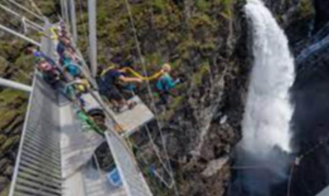 Bungee jumping in Norway