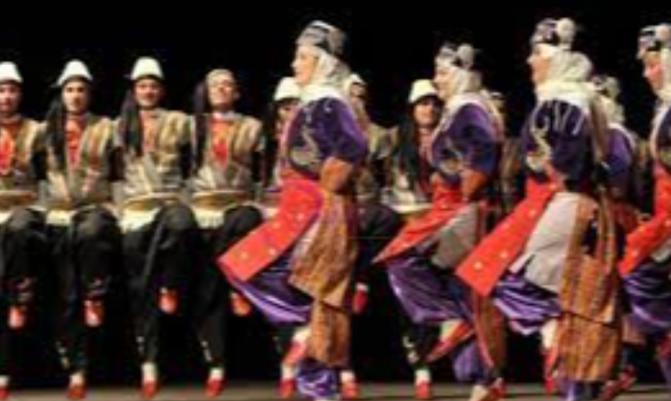 Traditional dance in Turkey.