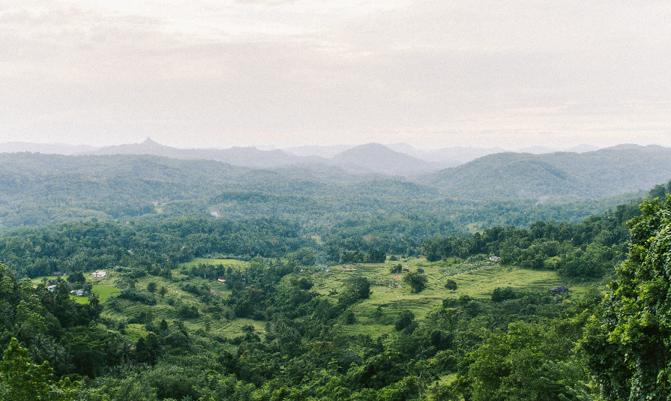 Beautiful landscape in Sri Lanka