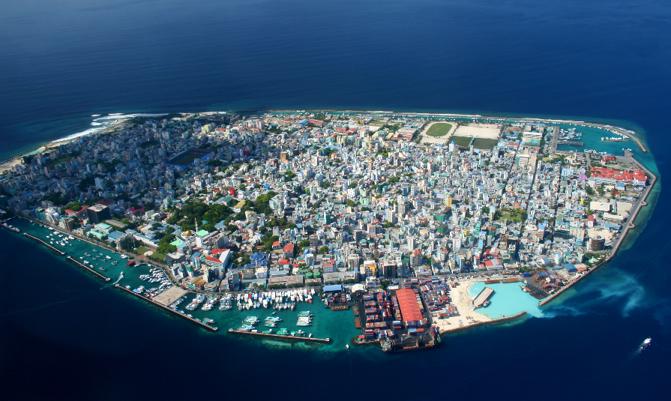 Male' - Capital of Maldives.